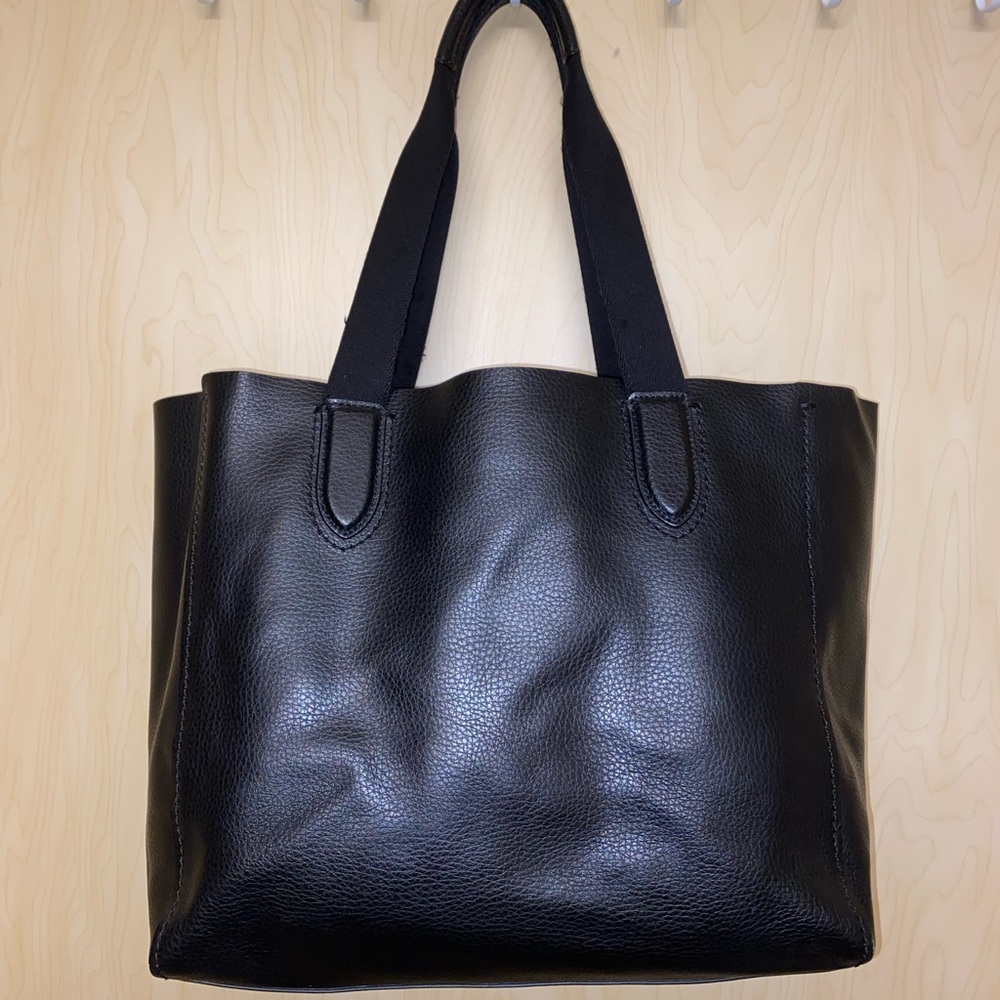 Coach Darby pebbled black leather tote bag - Picture 15 of 16